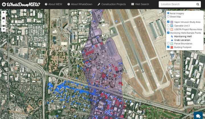 Bay Area cleanup site map